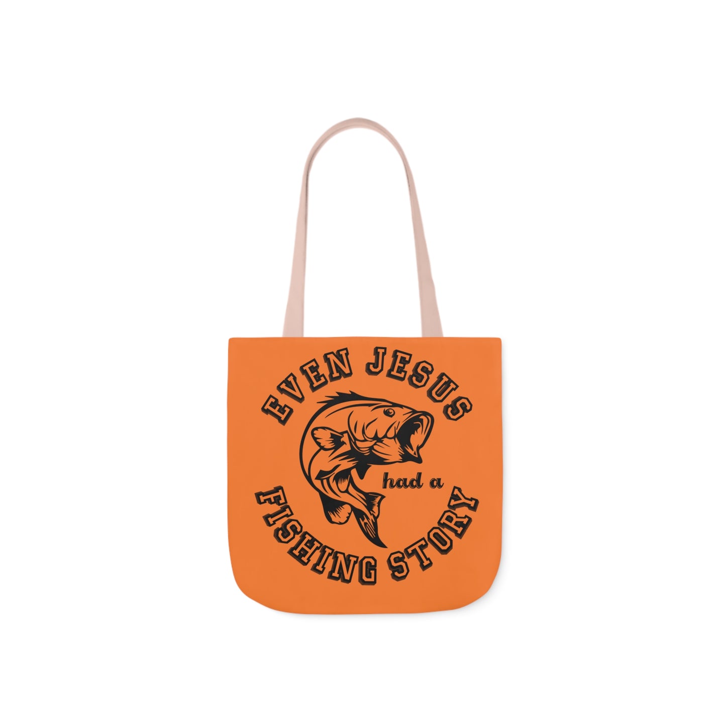 Fishing - Canvas Tote Bag, 5-Color Straps