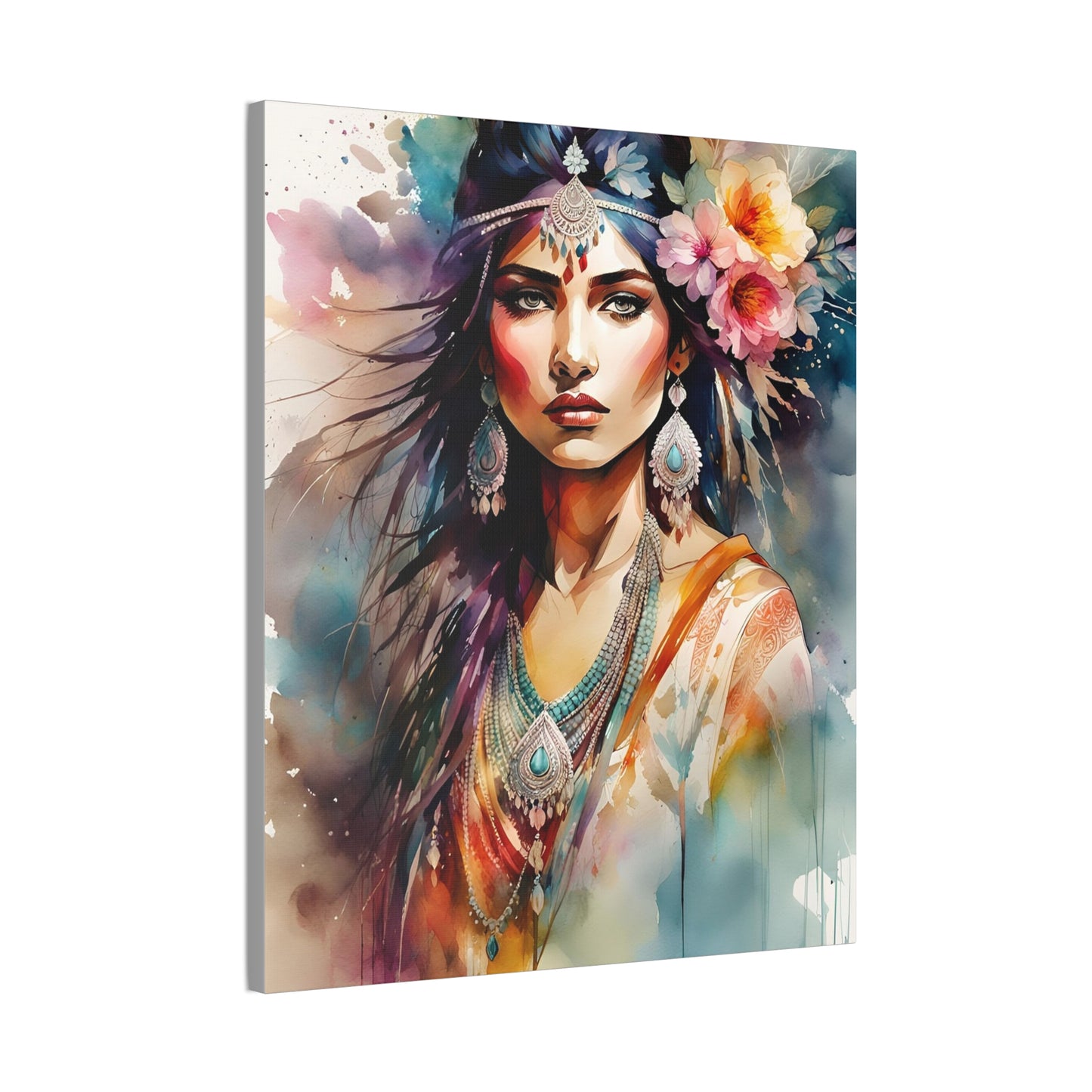 Indian Maiden - Canvas Stretched, 0.75" - 2026 Wall Art - Individuals