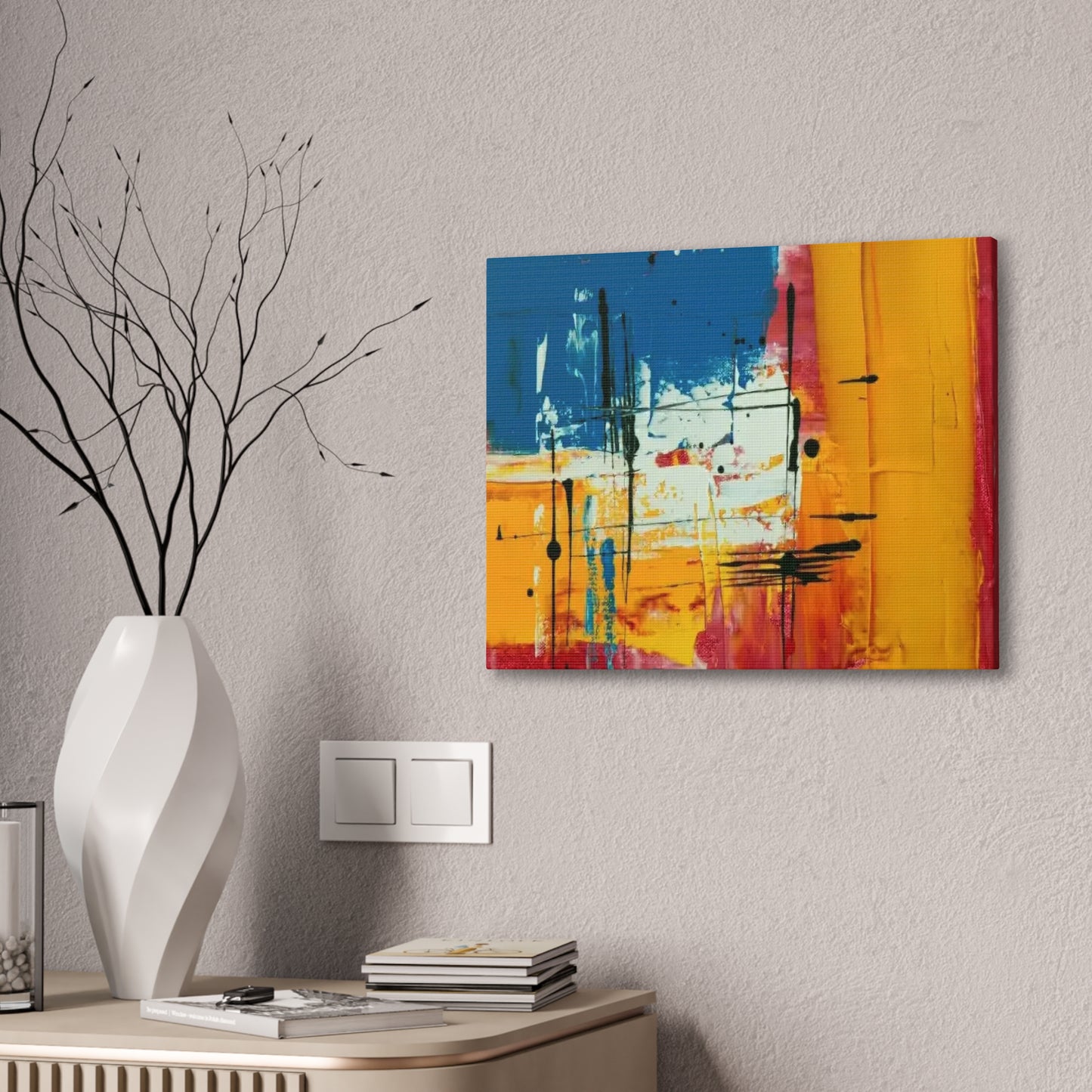 Beautiful Abstract Colors - Canvas Stretched, 0.75"