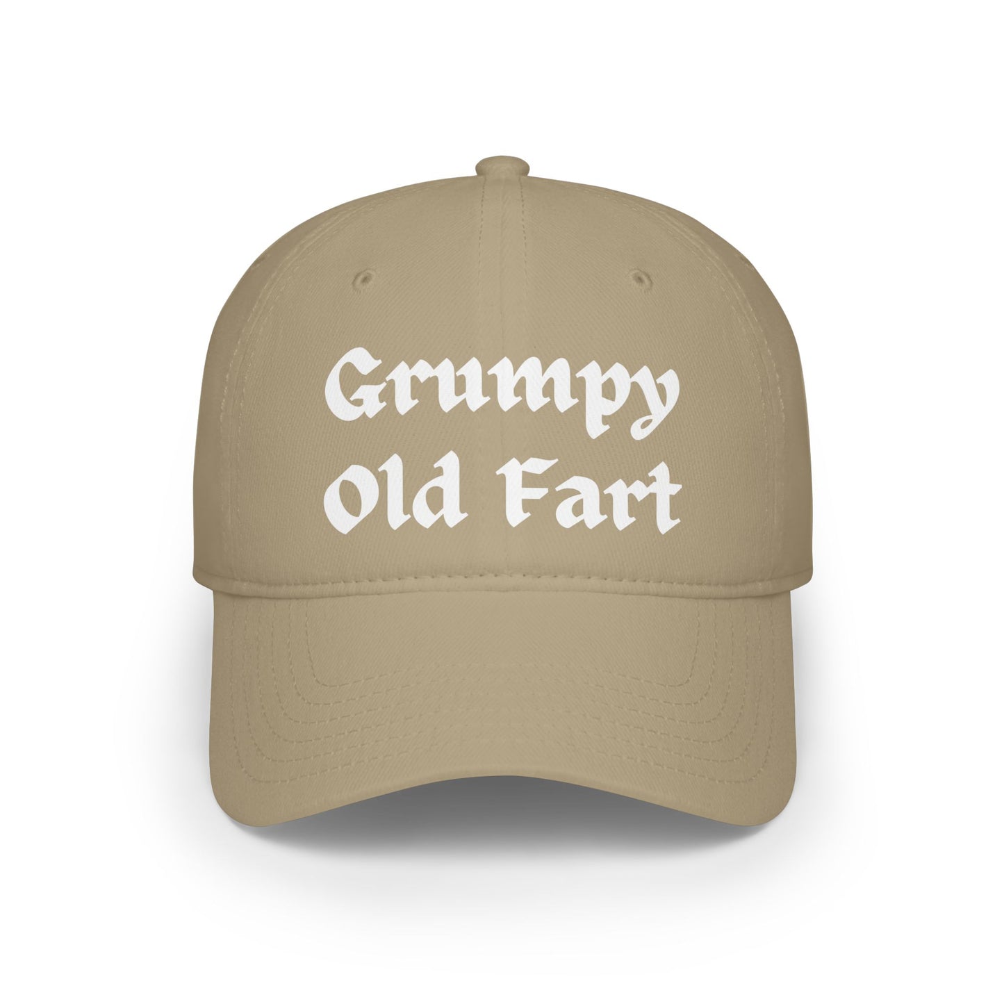 Grumpy Old Fart- Low Profile Ball Cap - Veterans - Father's Day