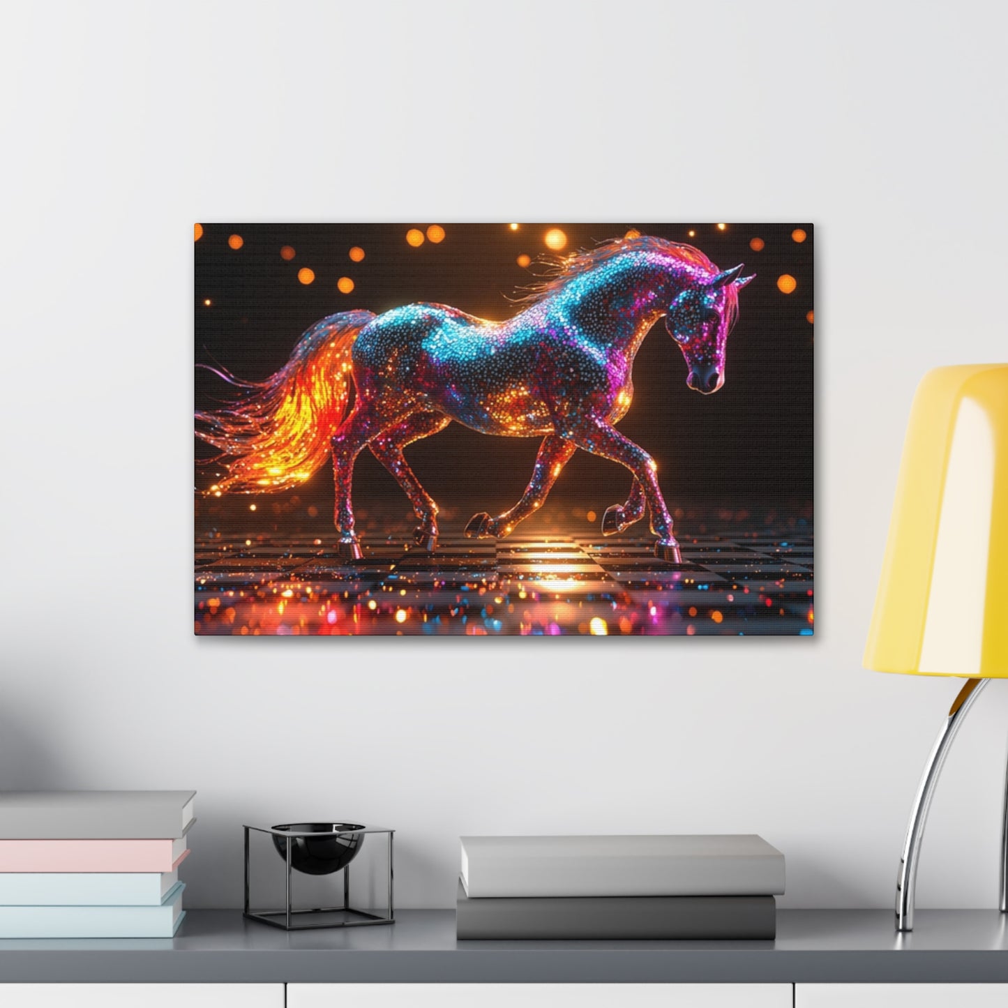 Bling Stallion - Canvas Stretched, 0.75"