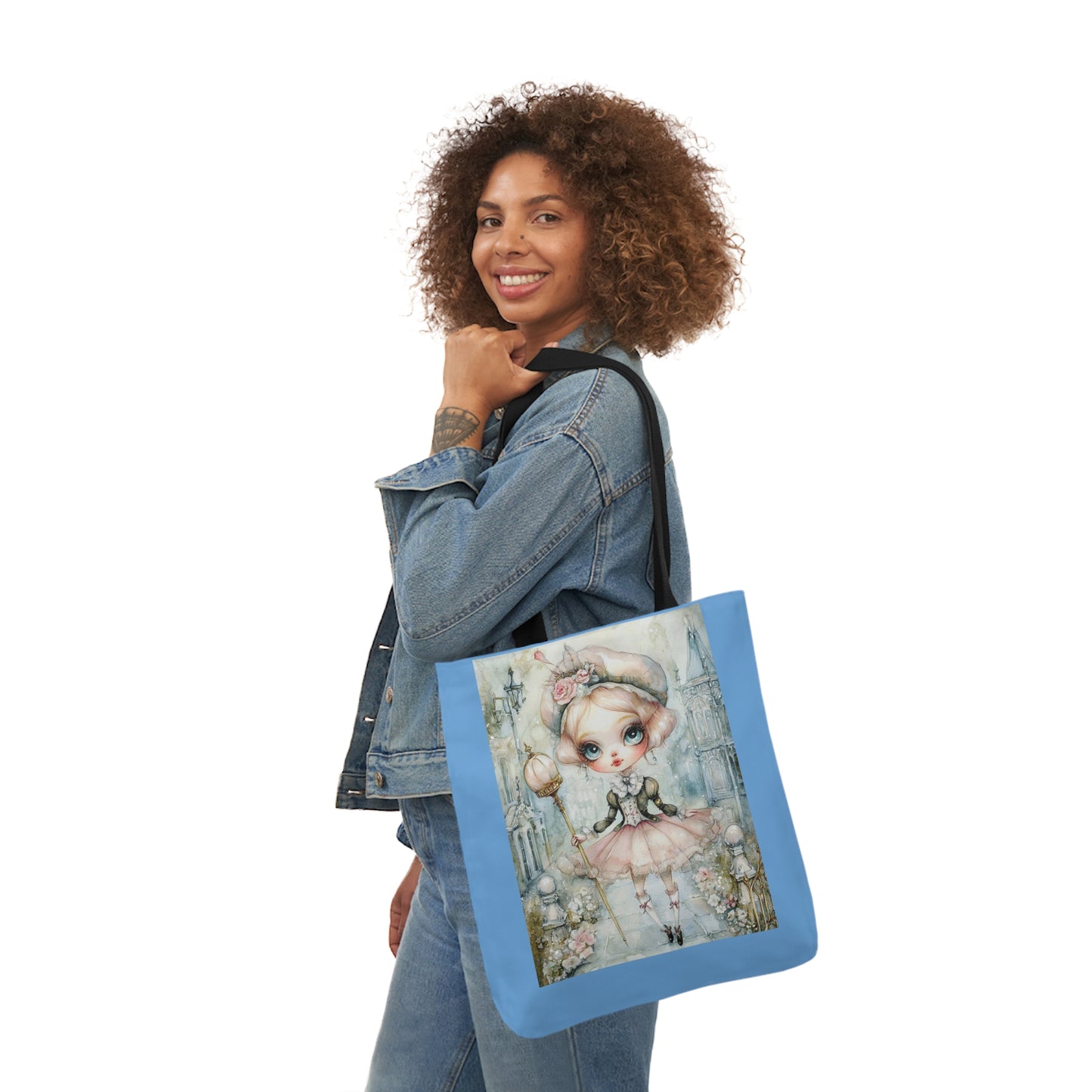 Tiny Dancer - Canvas Tote Bag, 5-Color Straps