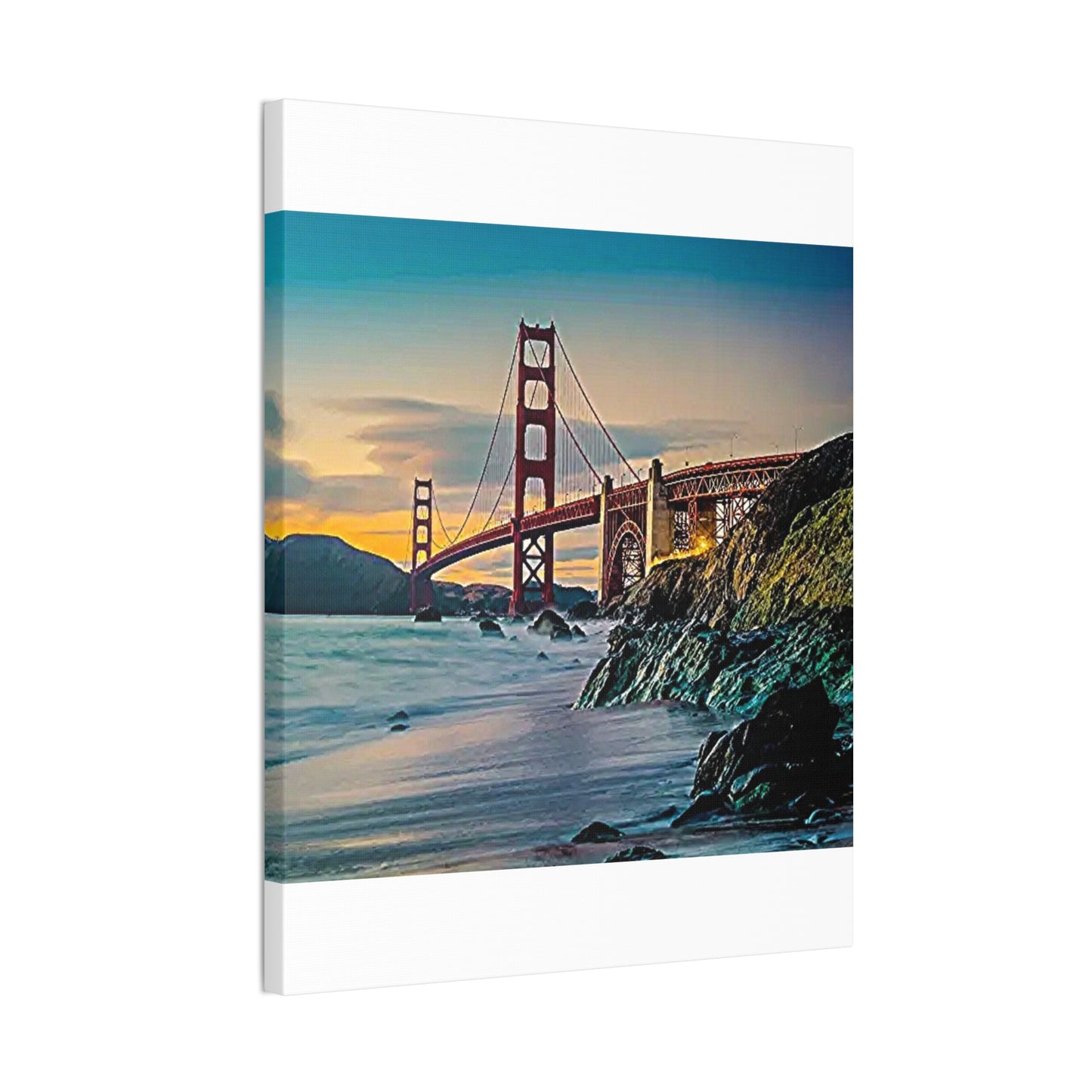 Golden Gate - Canvas Stretched, 0.75"