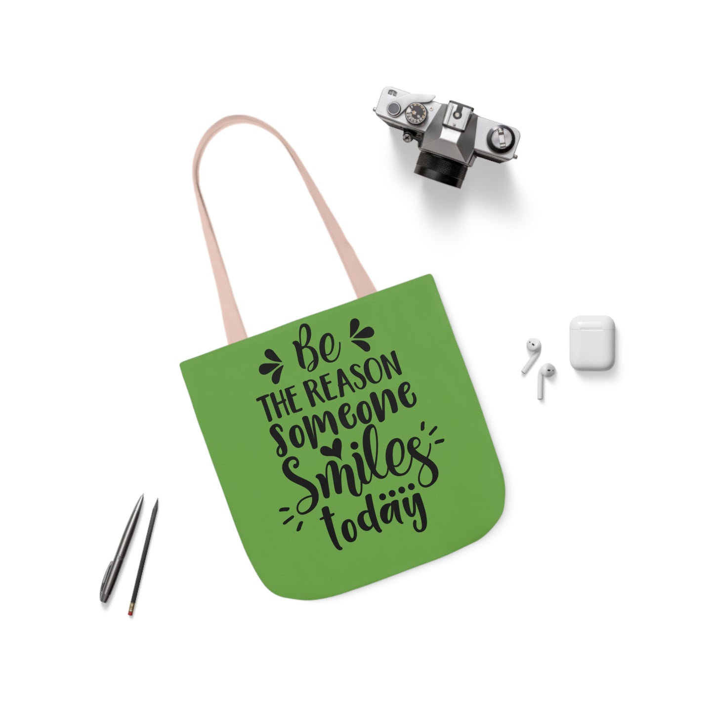 Be the Reason - Canvas Tote Bag, 5-Color Straps