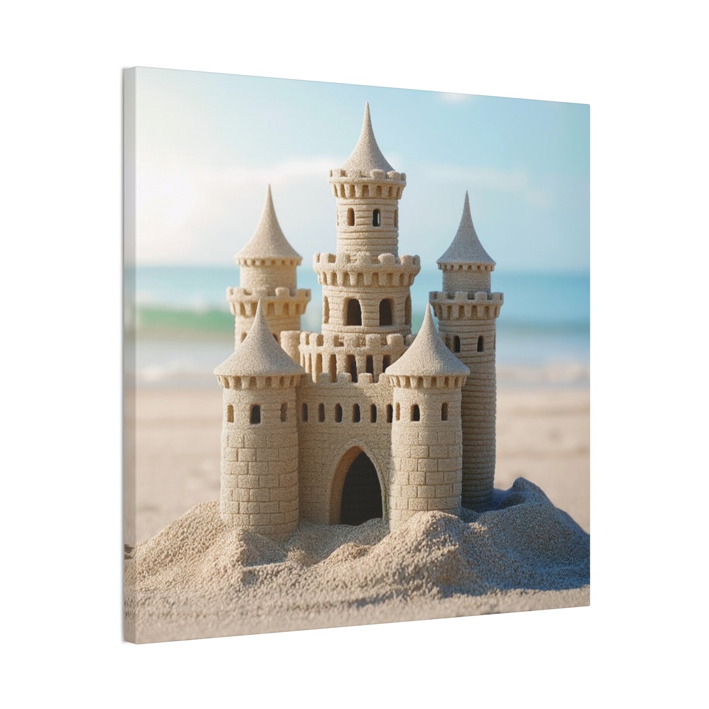 Sand Castle - Canvas Stretched, 0.75"