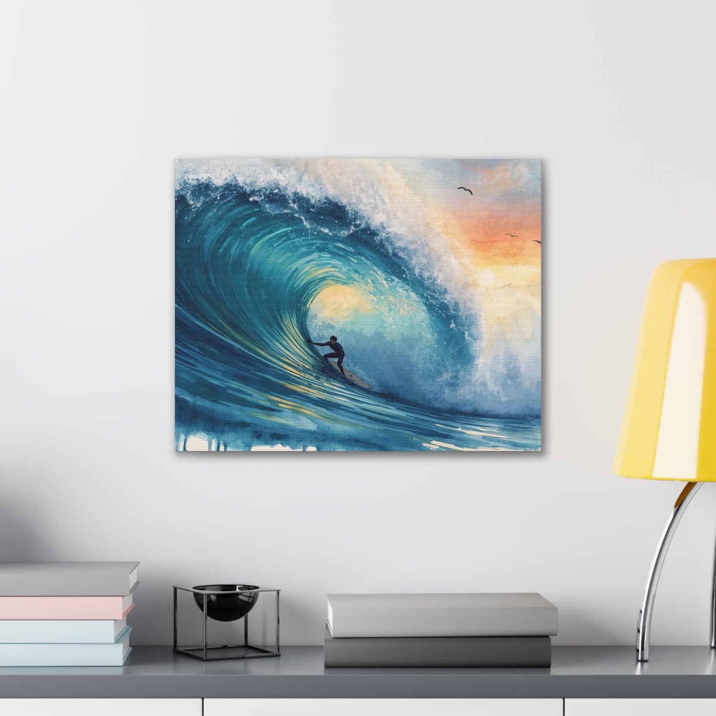 The Curl - Canvas Stretched, 0.75" - Wall Art 2026 - Sports