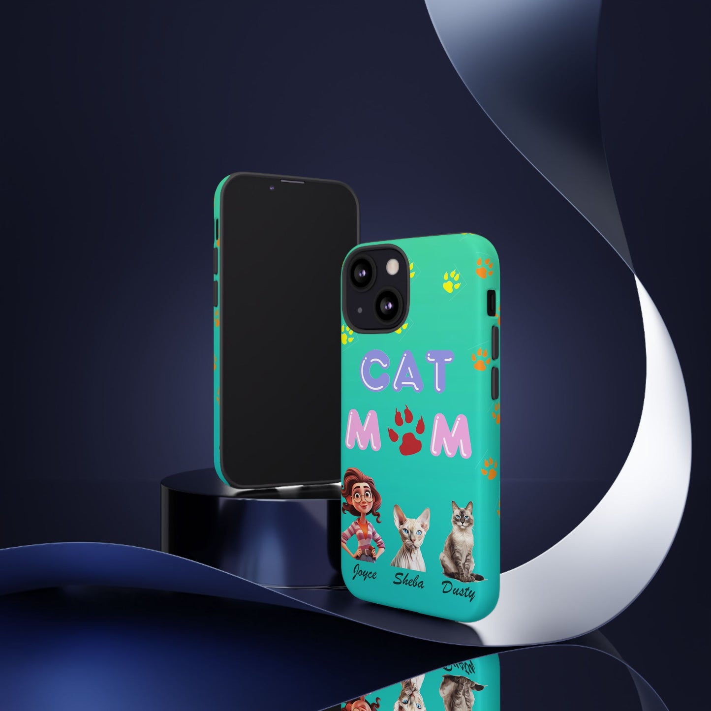 Cat Mom - Tough Cases - Mother's Day - Whimsical