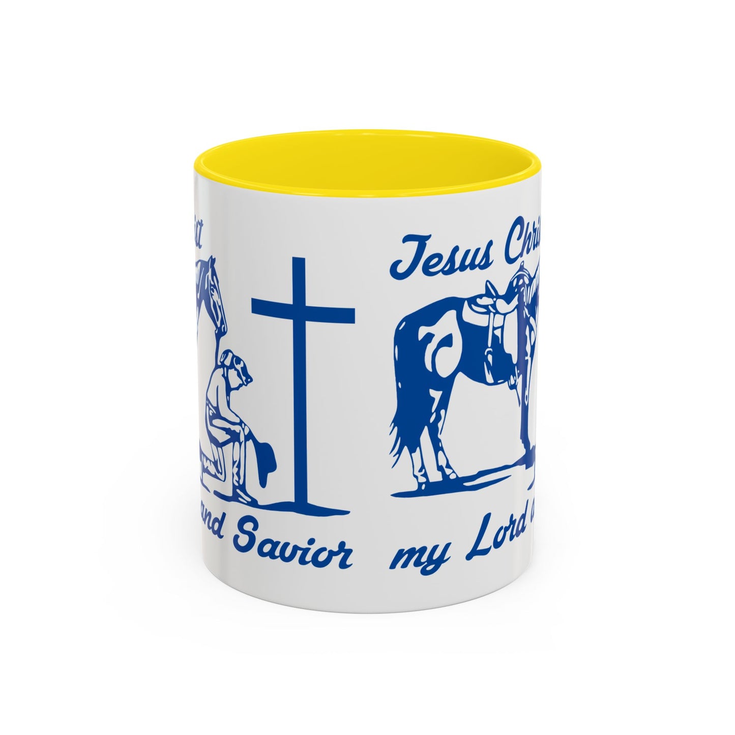 Lord and Savior - Accent Coffee Mug (11, 15oz) - Easter - Mother's Day - Father's Day