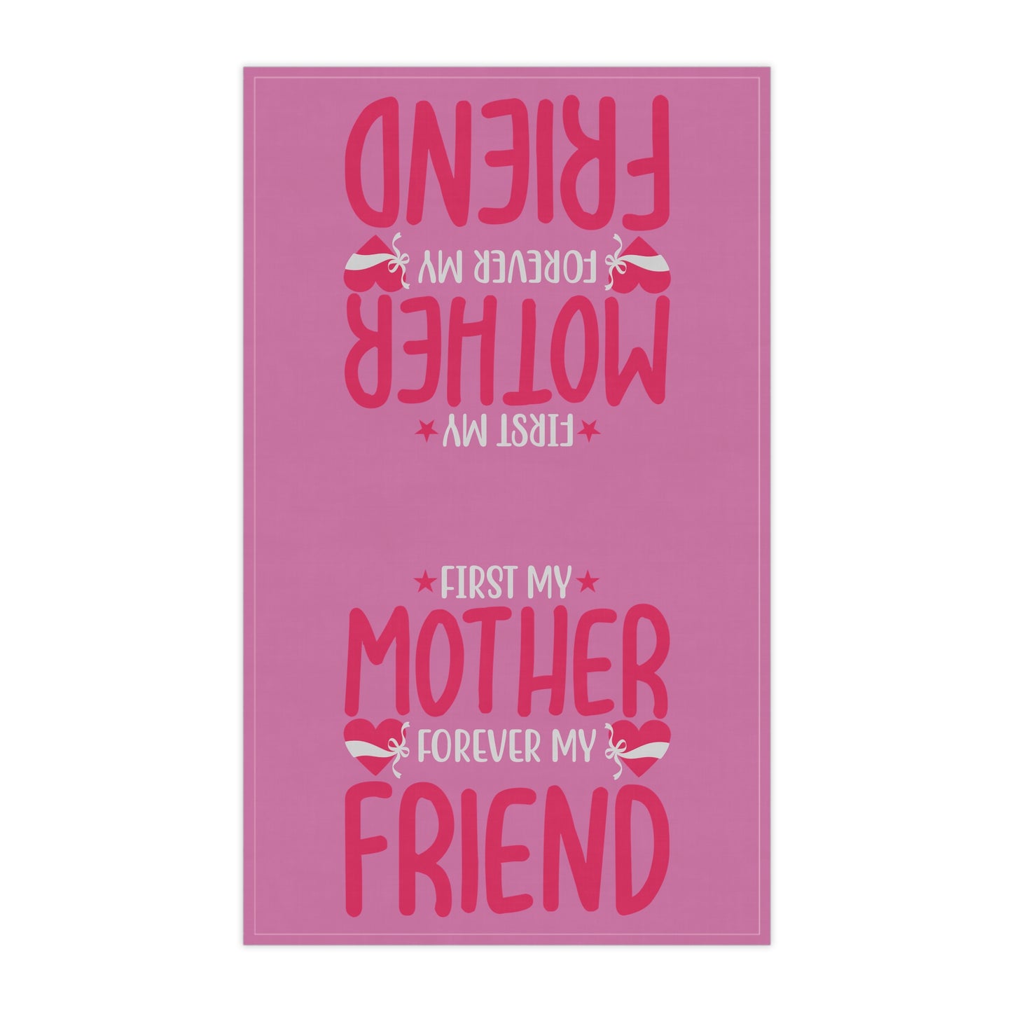 b -First my mother - Tea Towels (cotton, poly) - Mother's Day