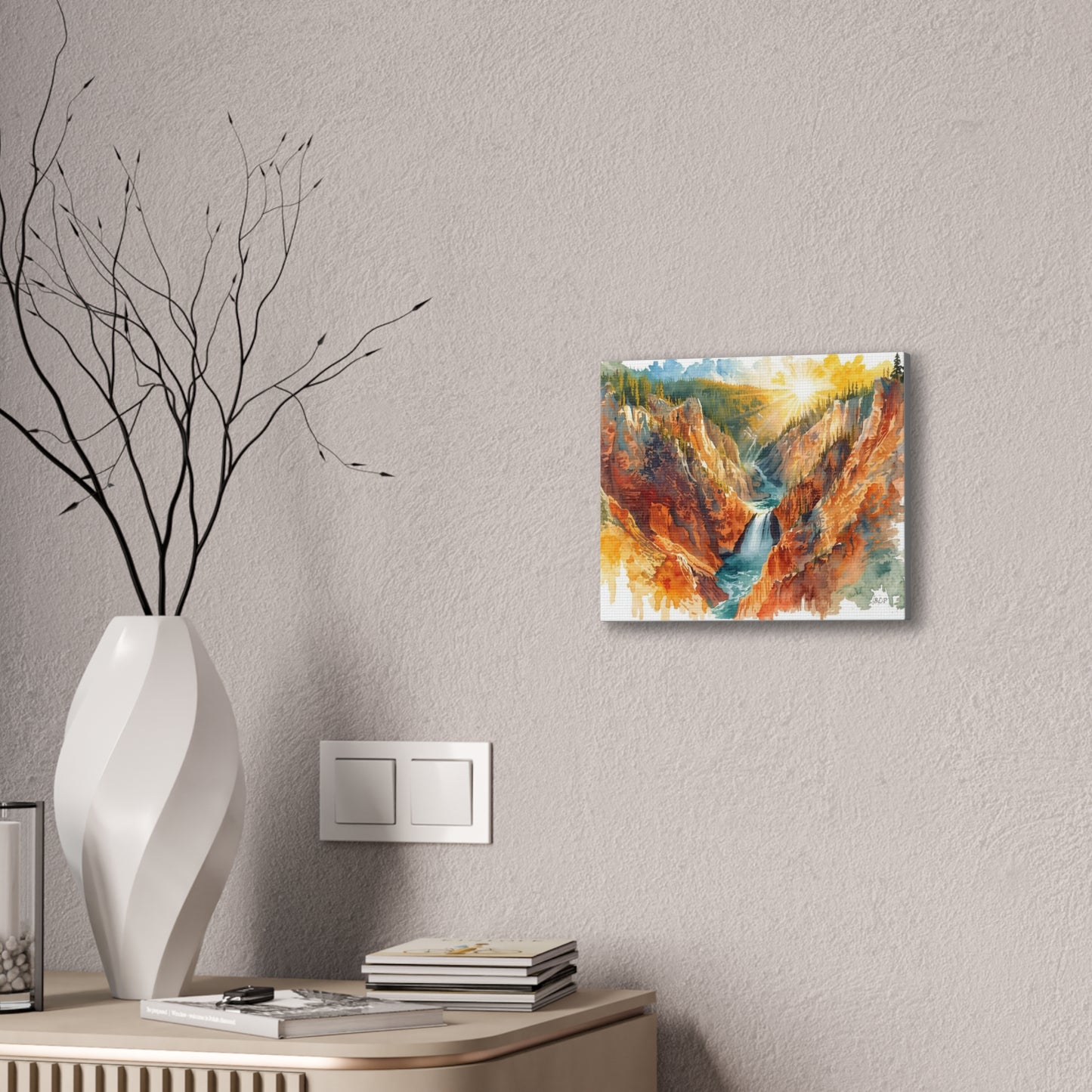 River Canyon - Canvas Stretched, 0.75" - Wall Art 2026 - Scenes