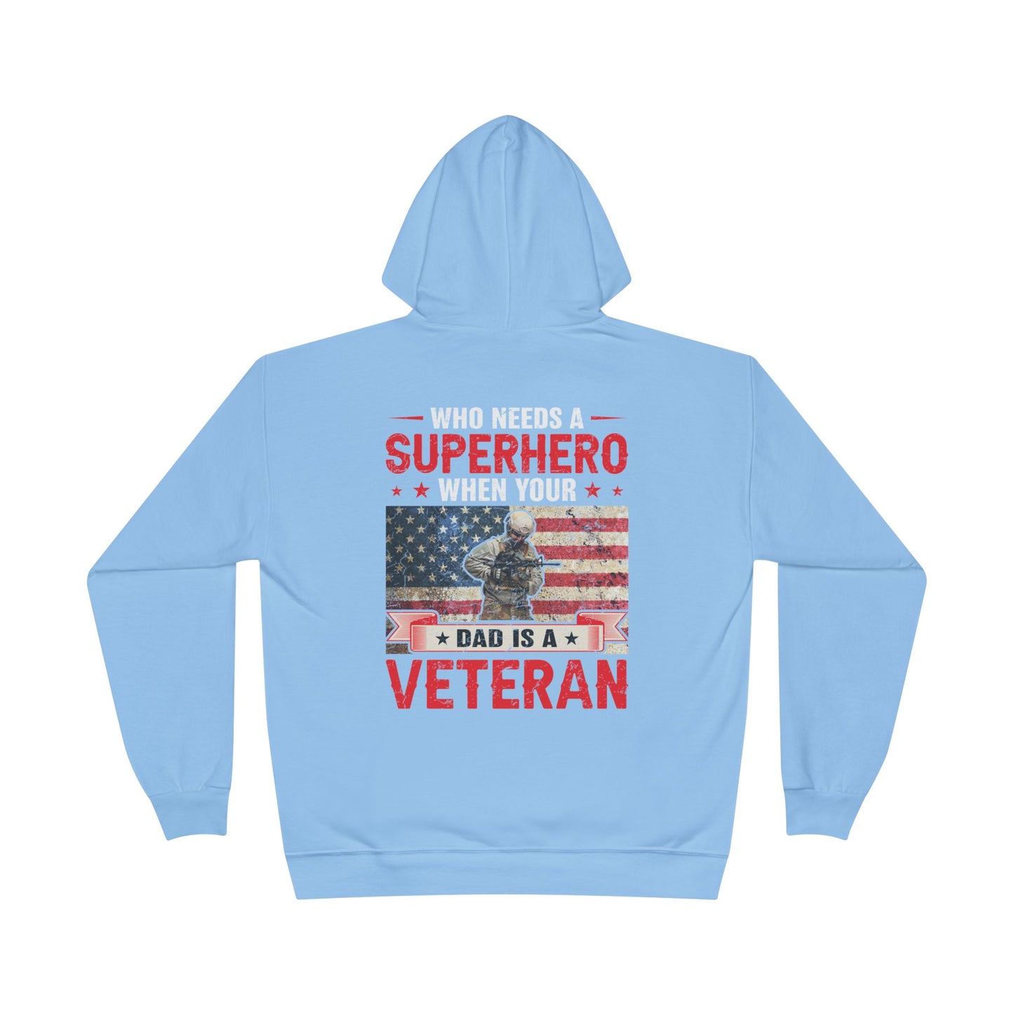 Military - Veteran - Unisex EcoSmart® Pullover Hoodie Sweatshirt