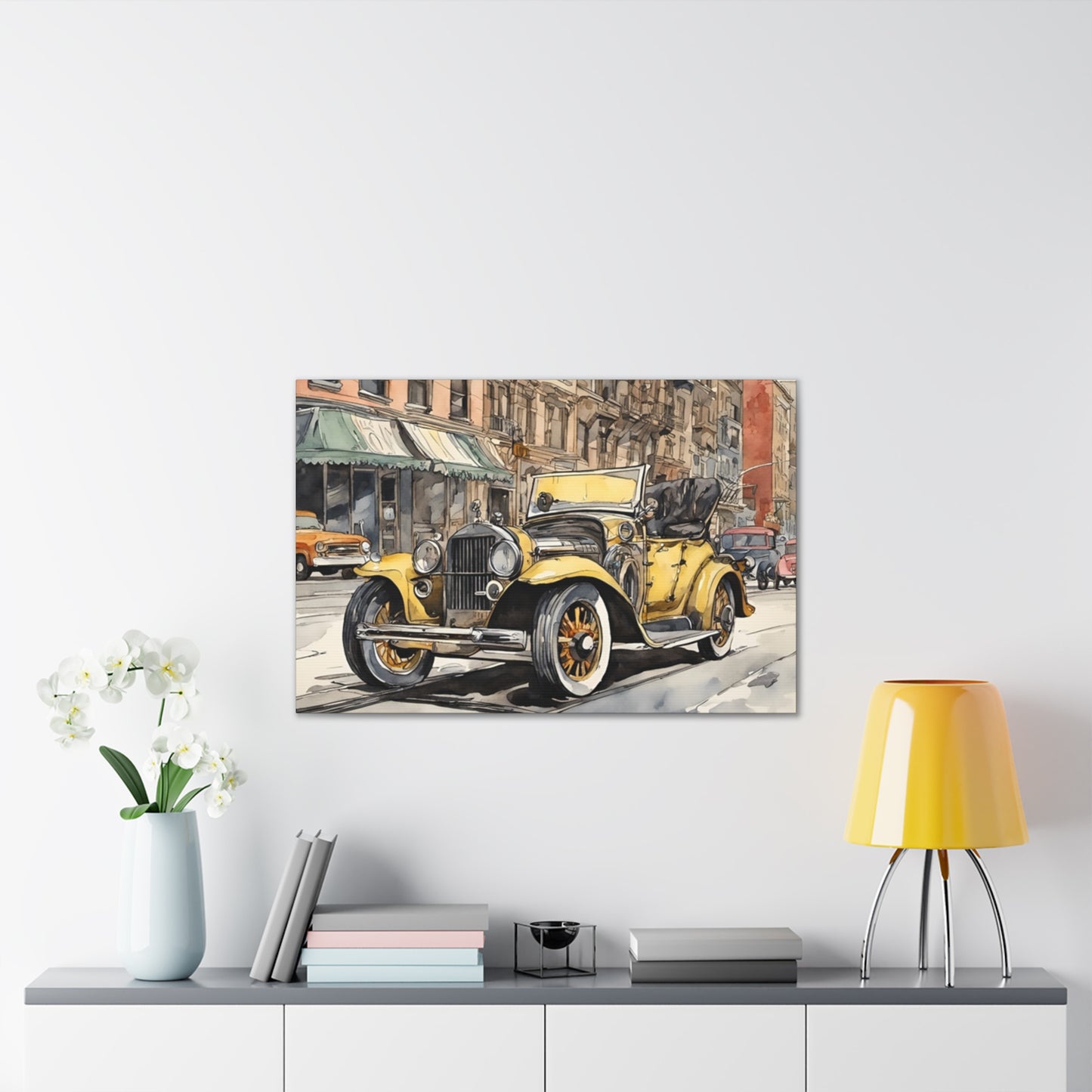 Antique Car - Canvas Stretched, 0.75" - Father's Day