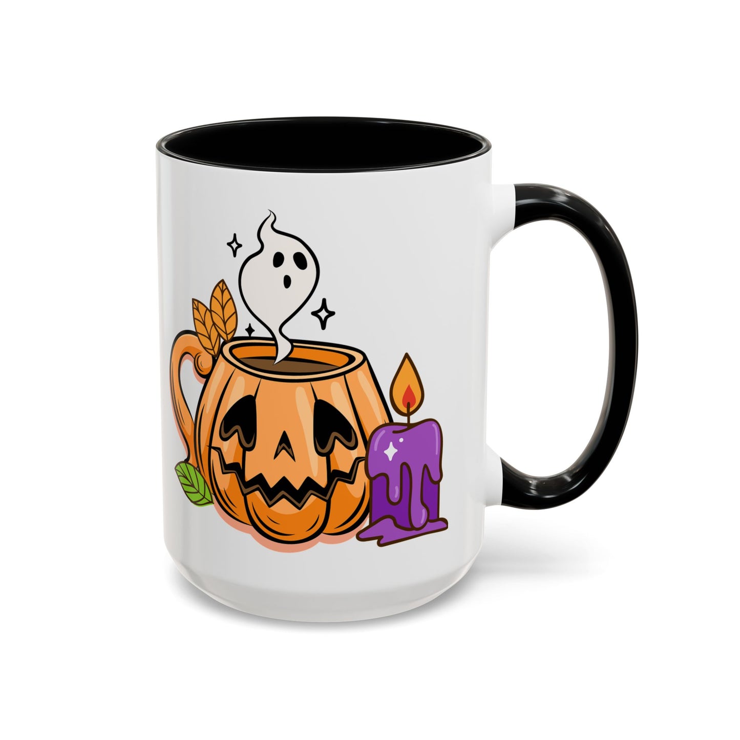 Pumpkin Spice - Accent Coffee Mug (11, 15oz) - Halloween