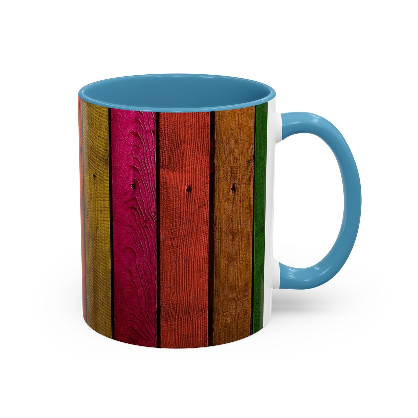 Colored Planks - Accent Coffee Mug (11, 15oz)