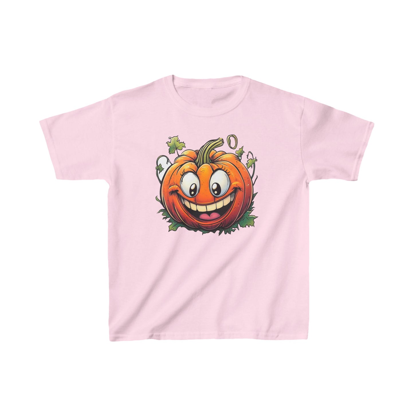 Kids - Happy Pumpkin -  Heavy Cotton™ T-Shirts