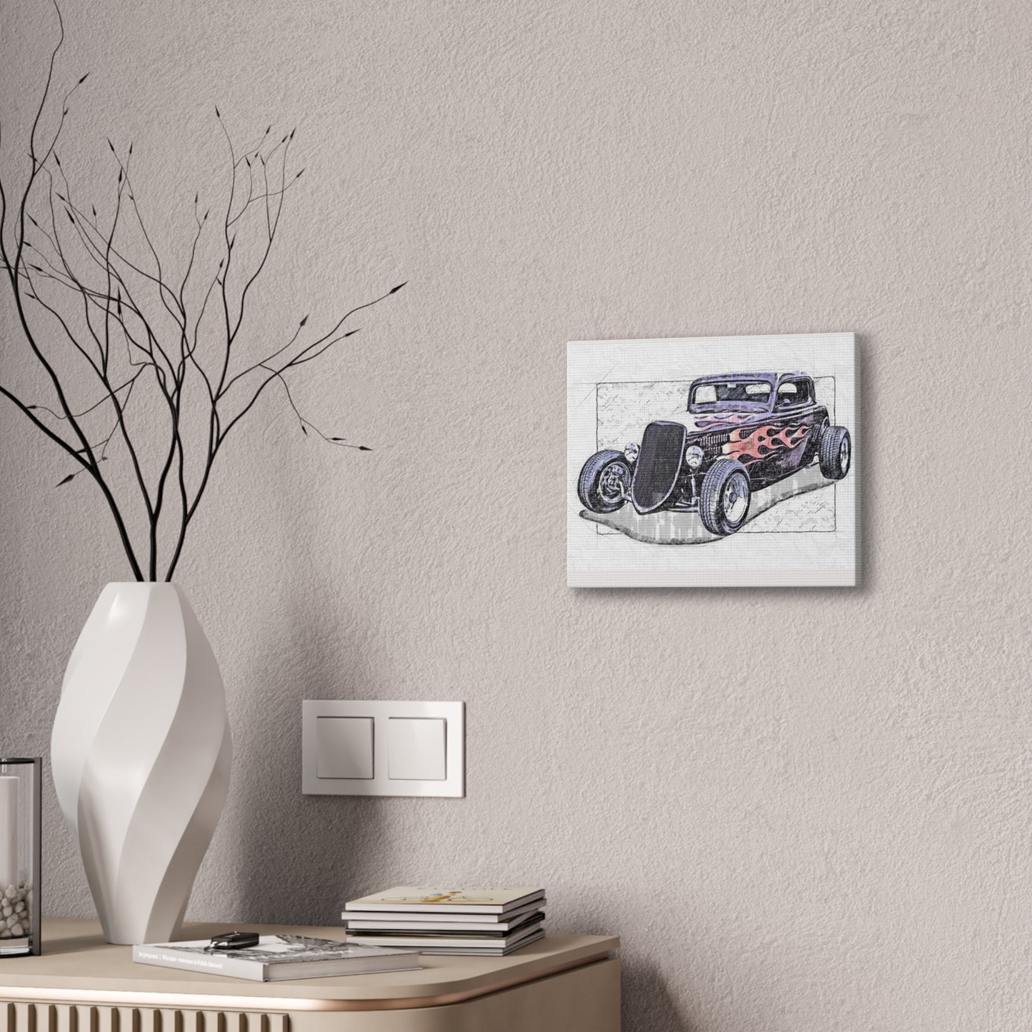 Hot Rod 1 - Canvas Stretched, 0.75" - Father's Day