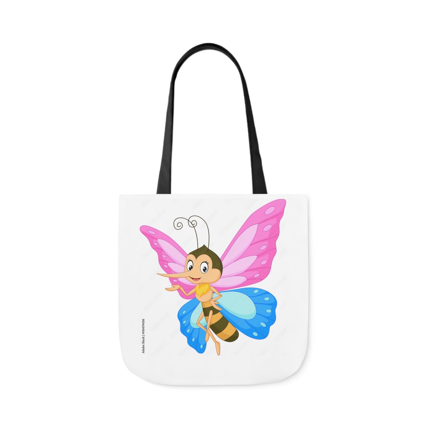 Fairy Bug - Canvas Tote Bag, 5-Color Straps