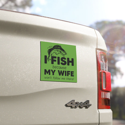 Fishing - Car Magnets - Father's Day