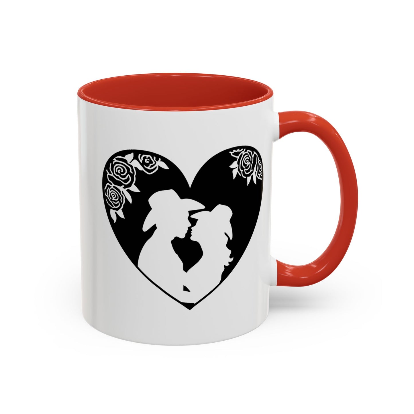 Cowboy Love - Accent Coffee Mug (11, 15oz) - Mother's Day