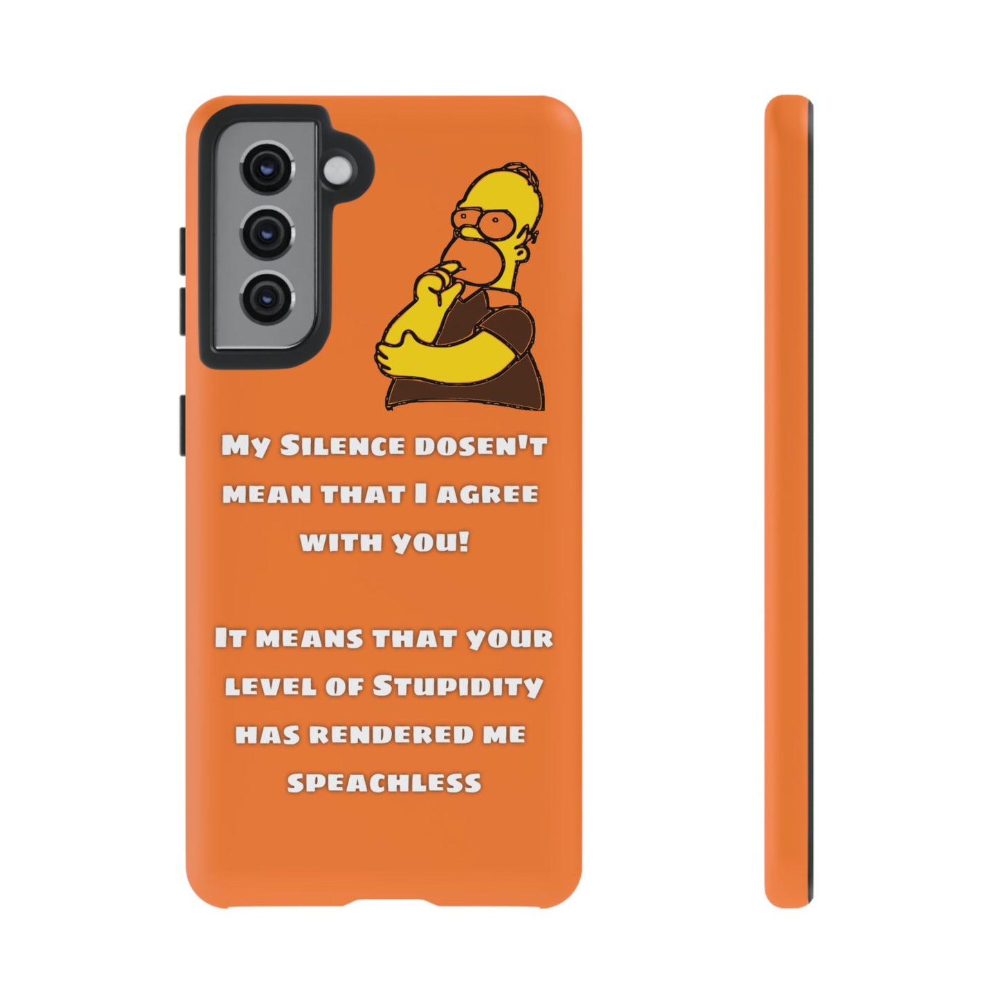 My Silence - Tough Cases - Whimsical Phone Cases