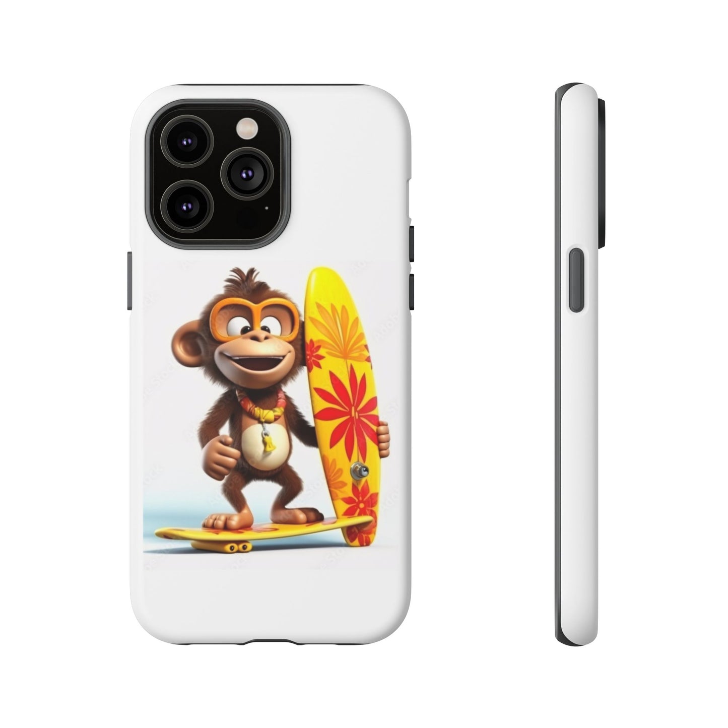 Surfer Monkey -Tough Whimsical Phone Cases