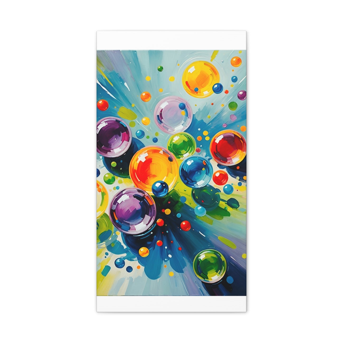 Colored Balls - Canvas Stretched, 0.75"