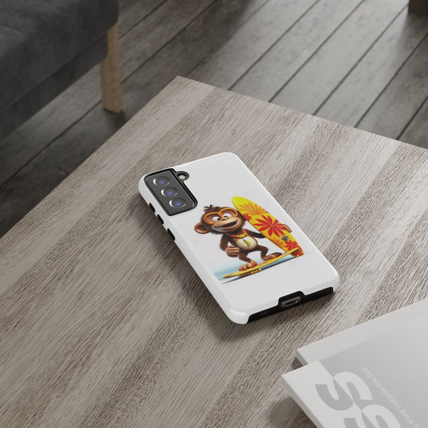 Surfer Monkey -Tough Whimsical Phone Cases