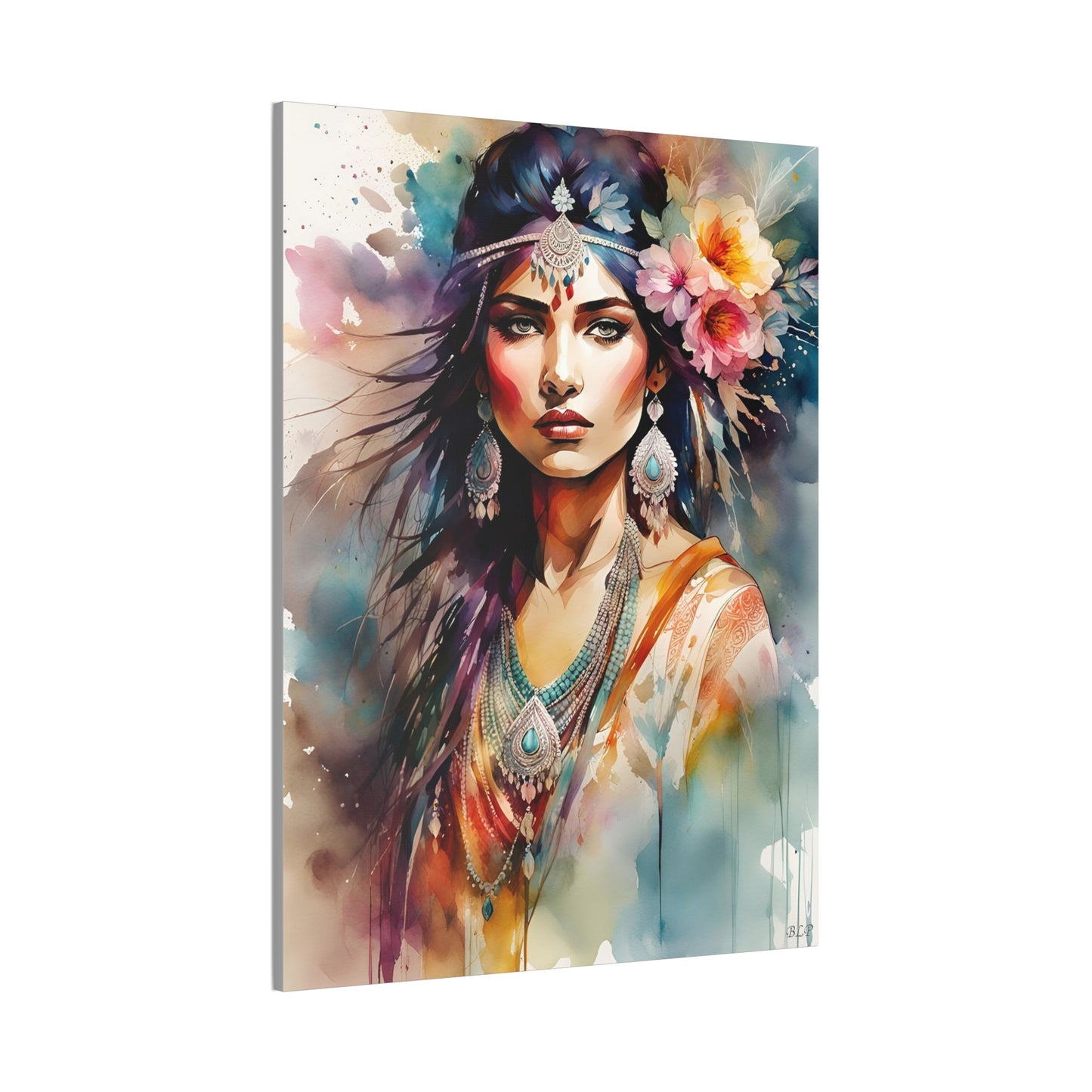 Indian Maiden - Canvas Stretched, 0.75" - 2026 Wall Art - Individuals