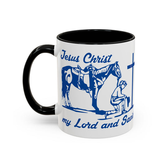 Lord and Savior - Accent Coffee Mug (11, 15oz) - Easter - Mother's Day - Father's Day