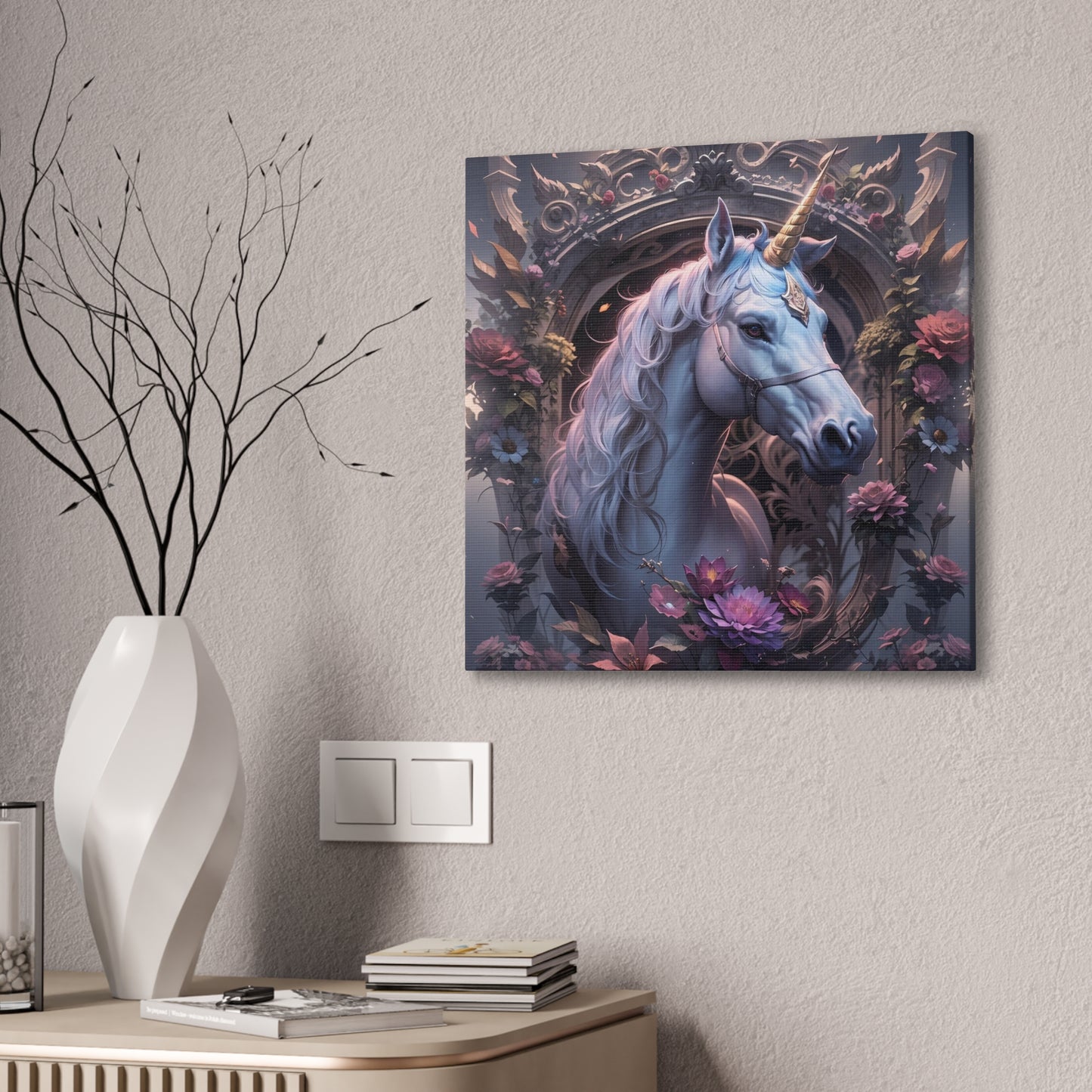 Unicorn - Canvas Stretched, 0.75"