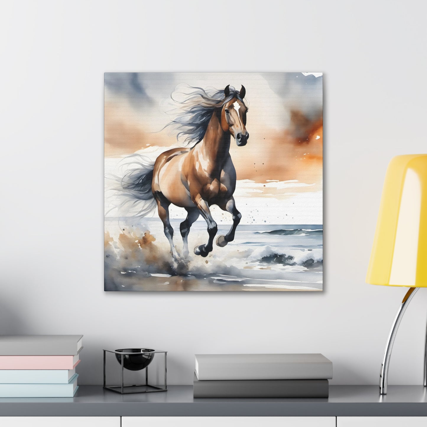 Ab - Beautiful Horse - Canvas Stretched, 0.75"