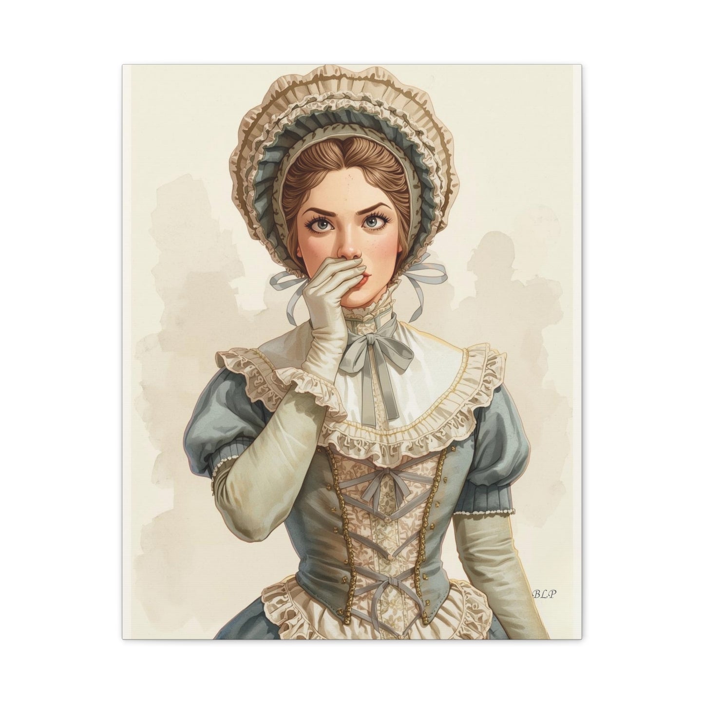 Victorian Woman - Canvas Stretched, 0.75" - 2026 Wall Art - Bathroom Humor