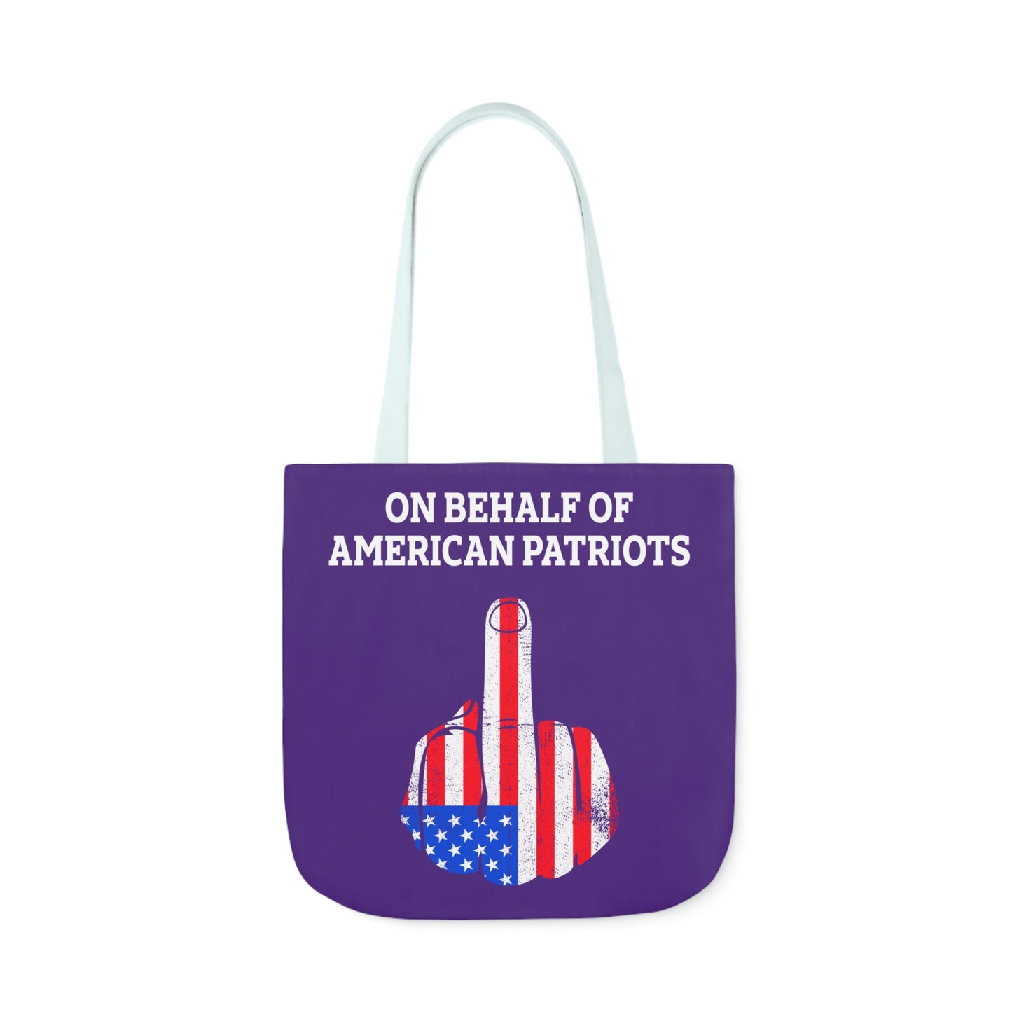 On Behalf - Canvas Tote Bag, 5-Color Straps veterans - Patriotic