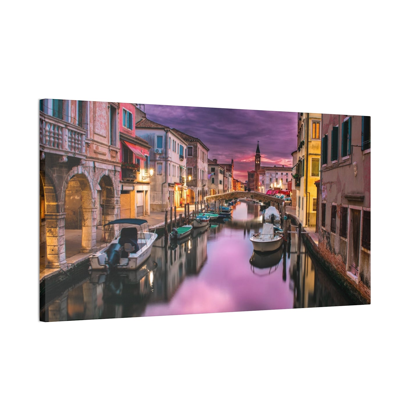 Venice Canal - Canvas Stretched, 0.75"