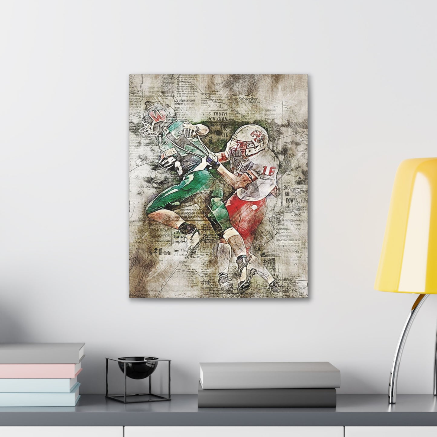 Football - Canvas Stretched, 0.75" - 2026 Wall Art - Sports