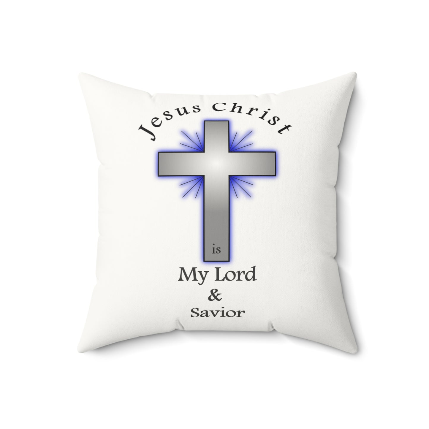 My Lord and Savior - Faux Suede Square Pillow - Easter - Mother's Day - Father's Day