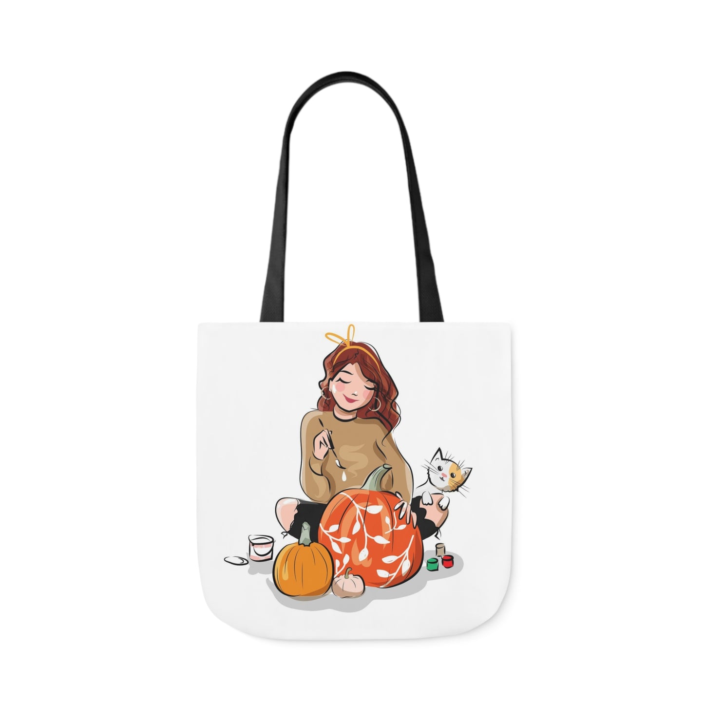 Painting - Canvas Tote Bag, 5-Color Straps