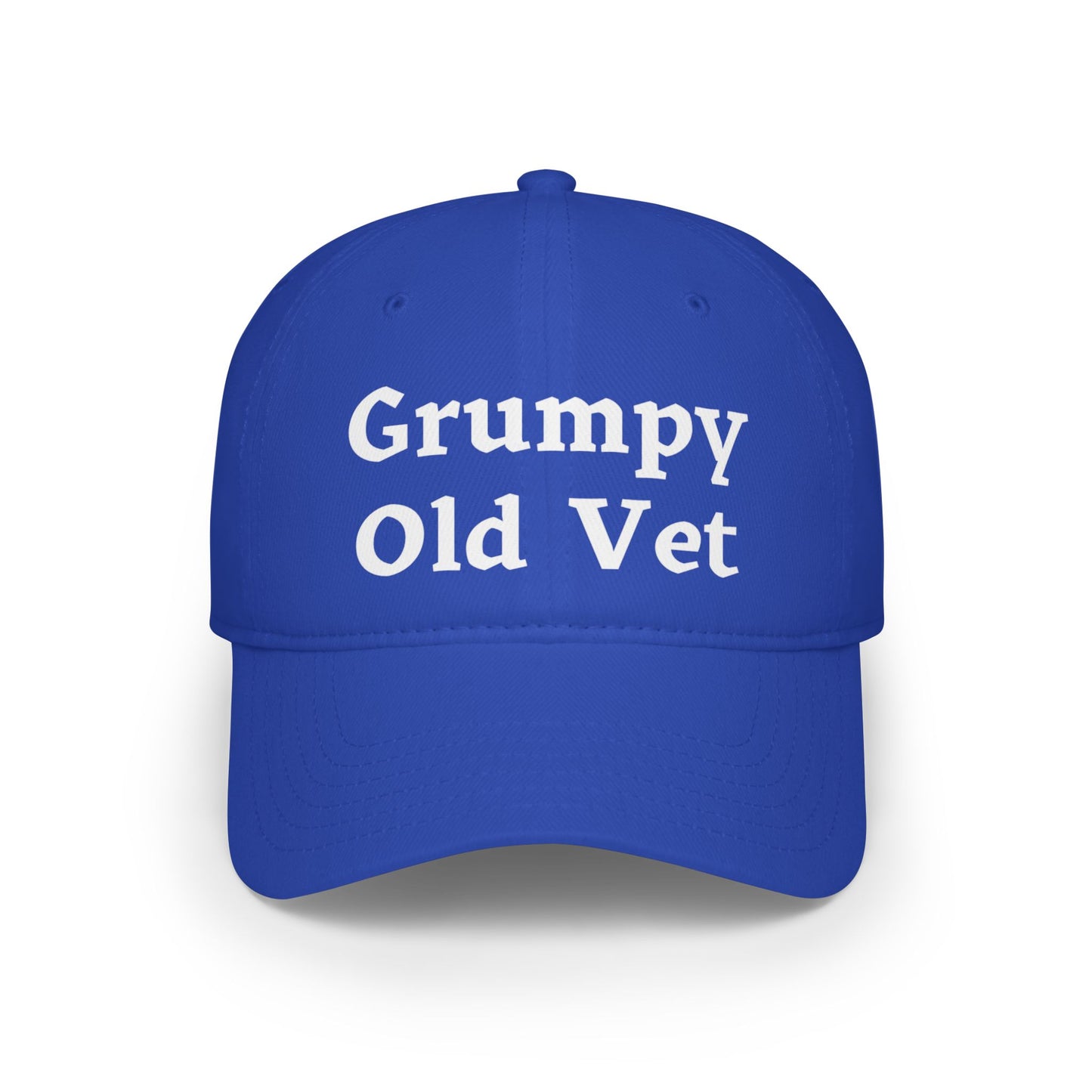 Grumpy Old Vet - Low Profile Ball Cap - Veterans - ETSY