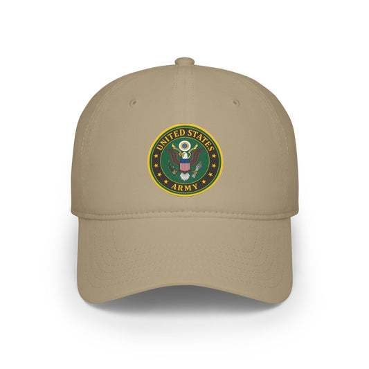 US Army - Low Profile Baseball Cap - Military - Father's Day - Veteran