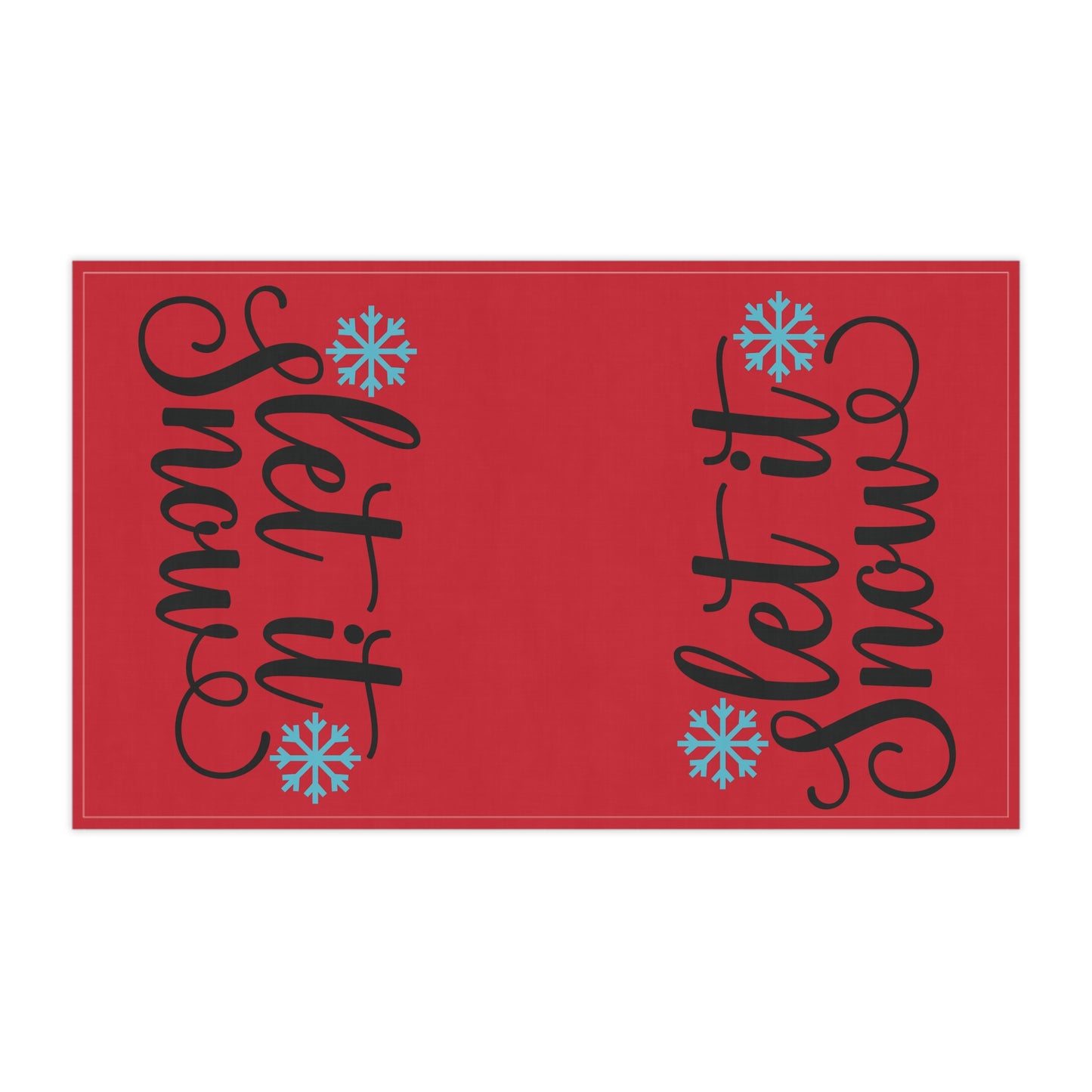 Let it Snow - Tea Towels (cotton, poly) - Christmas