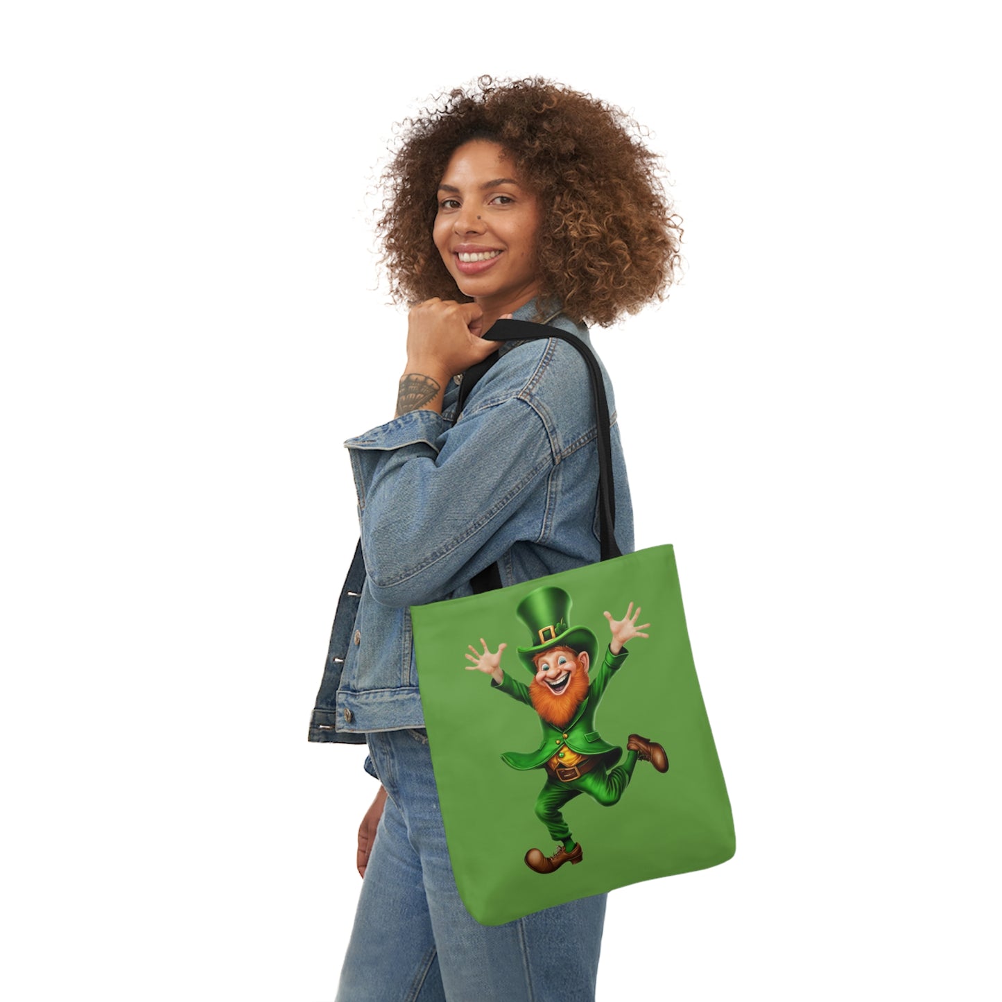 St. Patricks - Canvas Tote Bag, 5-Color Straps