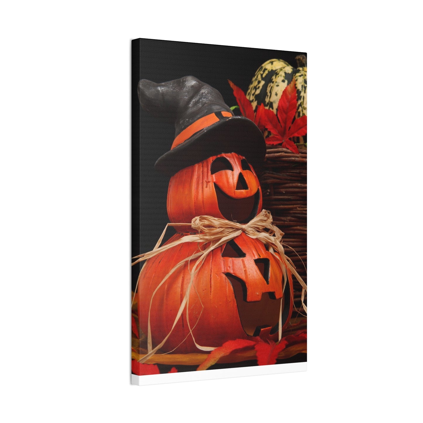 Pumpkins - Canvas Stretched, 0.75" - Halloween