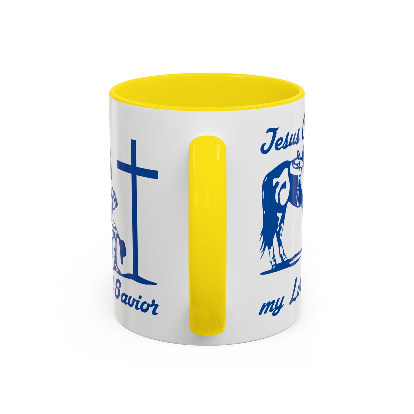 Lord and Savior - Accent Coffee Mug (11, 15oz) - Easter - Mother's Day - Father's Day