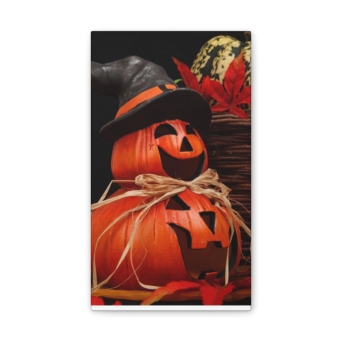 Pumpkins - Canvas Stretched, 0.75" - Halloween