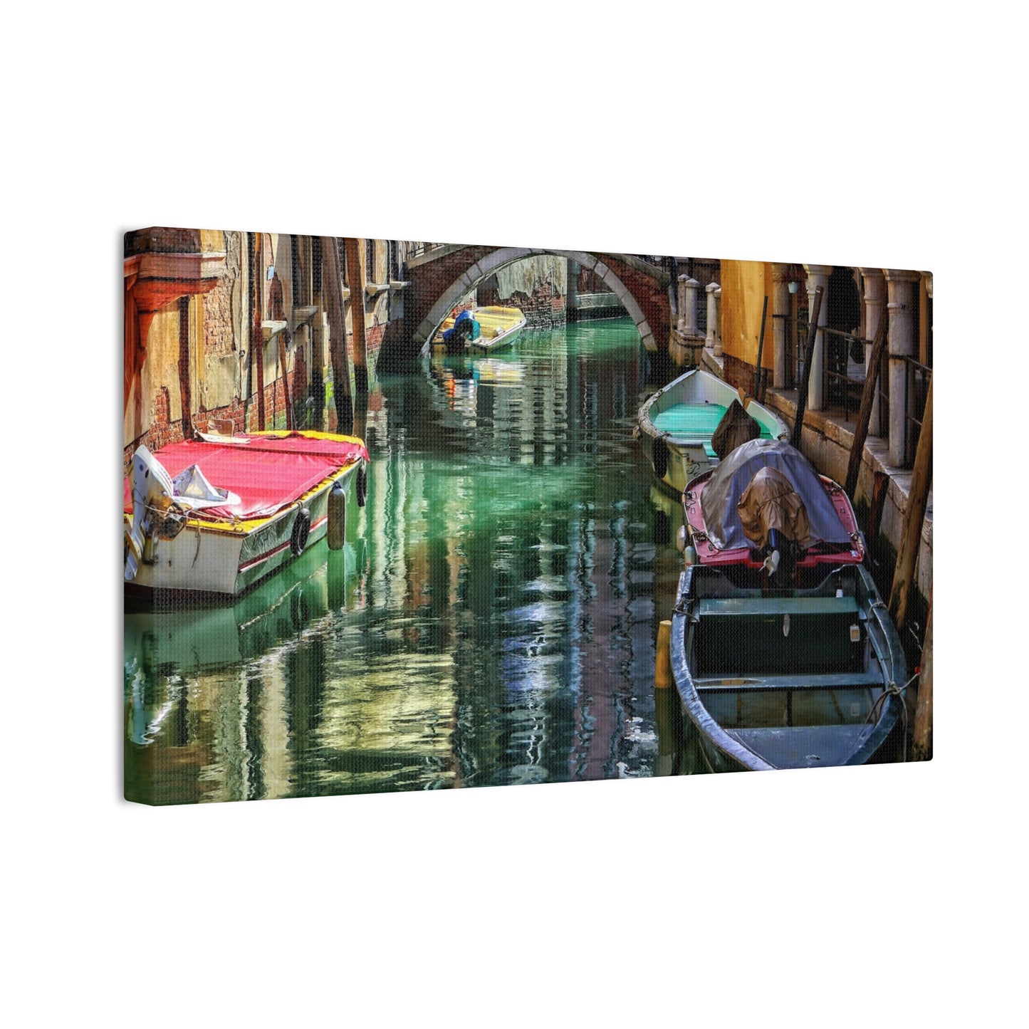 a-Venice Canal 1 - Canvas Stretched, 0.75"