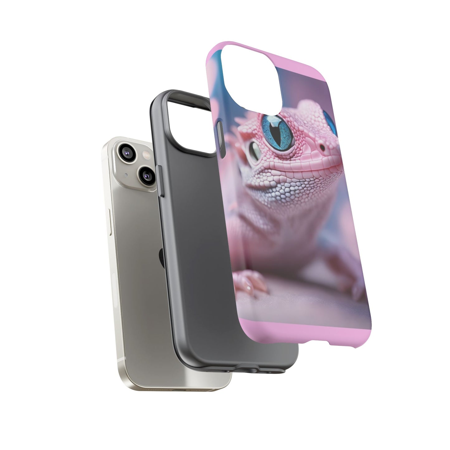 Pink Lizard - Whimsical Phone Cases