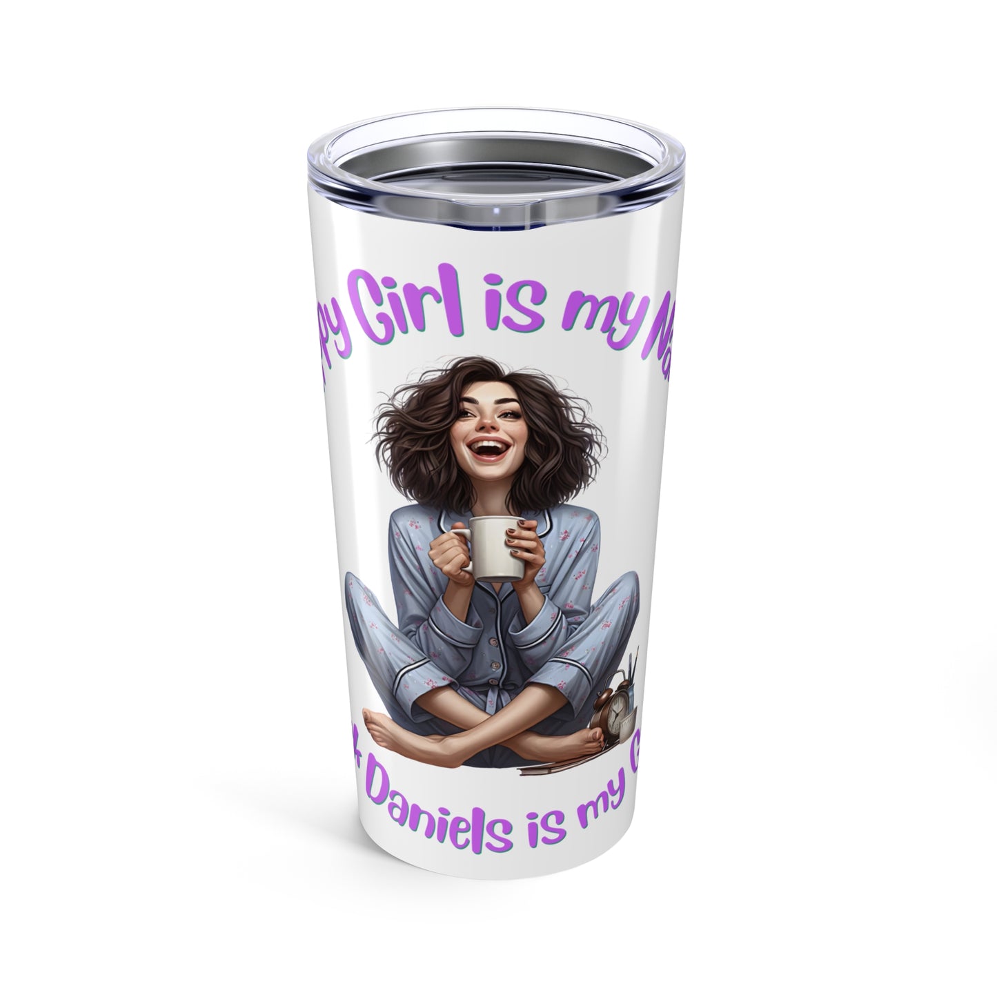 Happy Girl - Tumbler 20oz - Mother's Day - Mugs and Tumblers