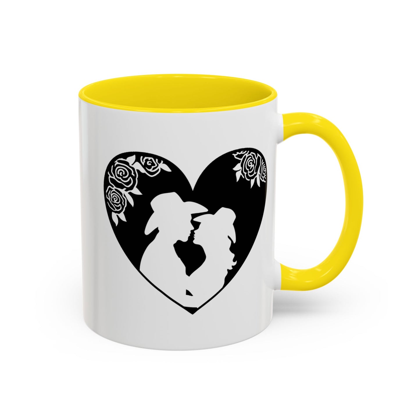 Cowboy Love - Accent Coffee Mug (11, 15oz) - Mother's Day