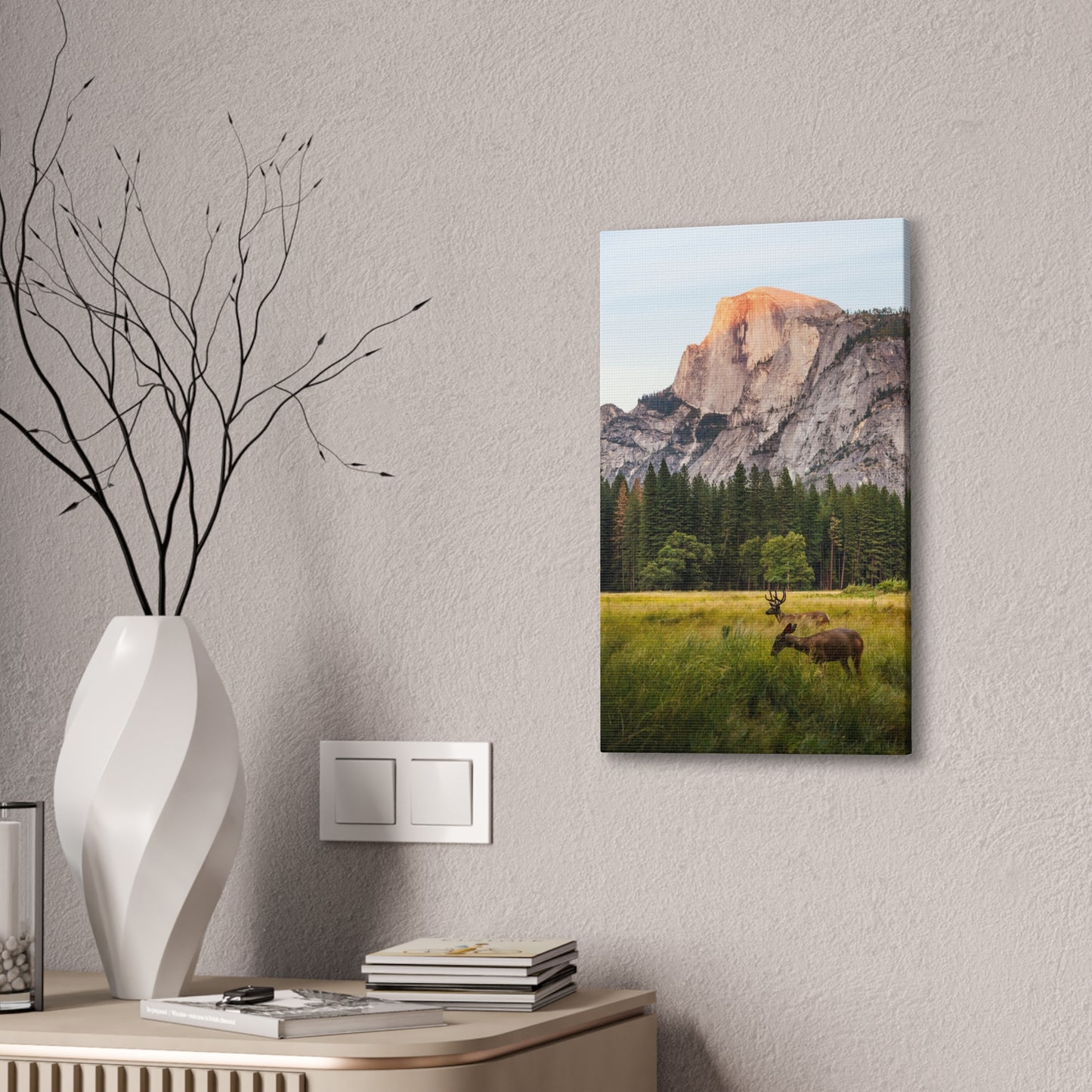 Half Dome Meadow - Canvas Stretched, 0.75"