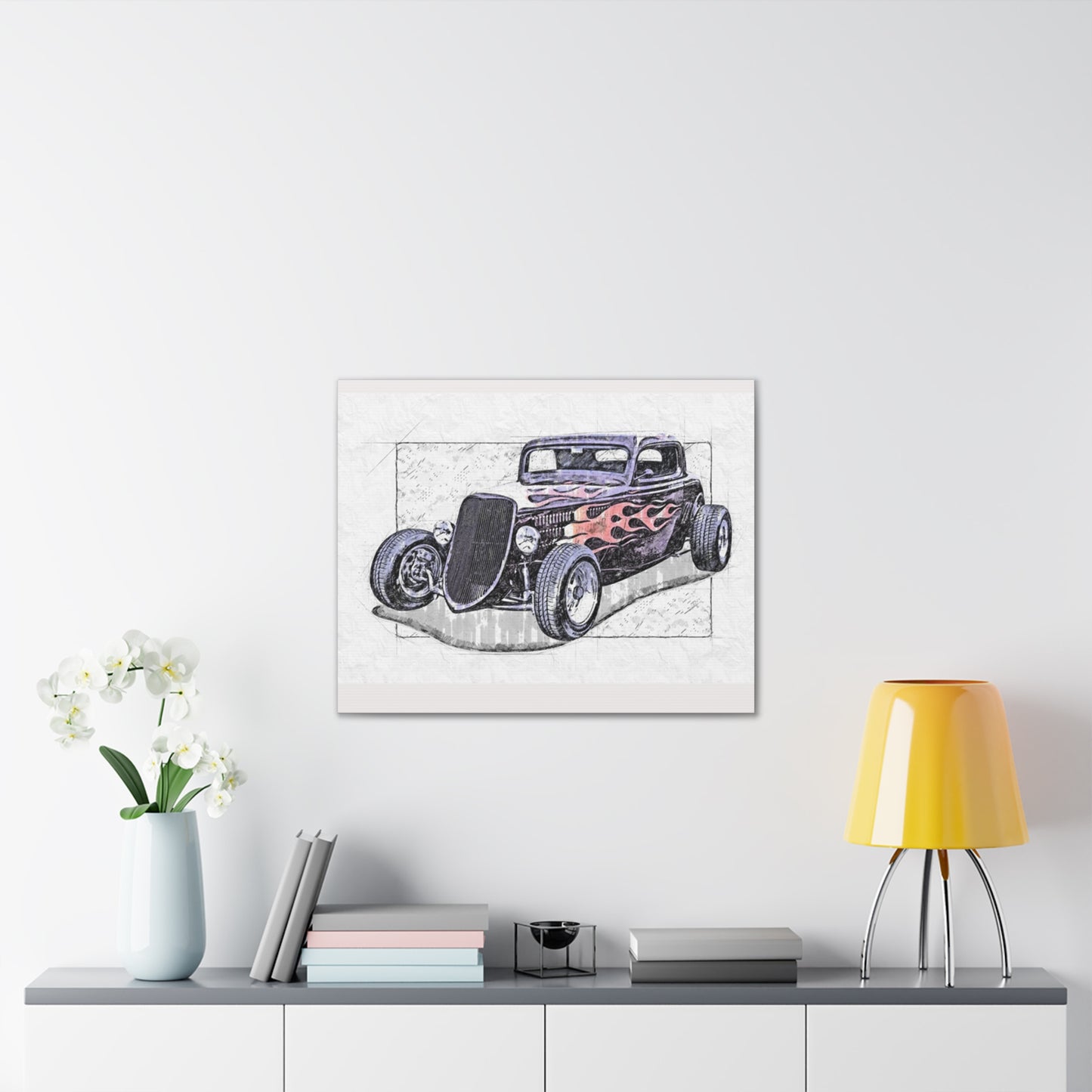 Hot Rod 1 - Canvas Stretched, 0.75" - Father's Day